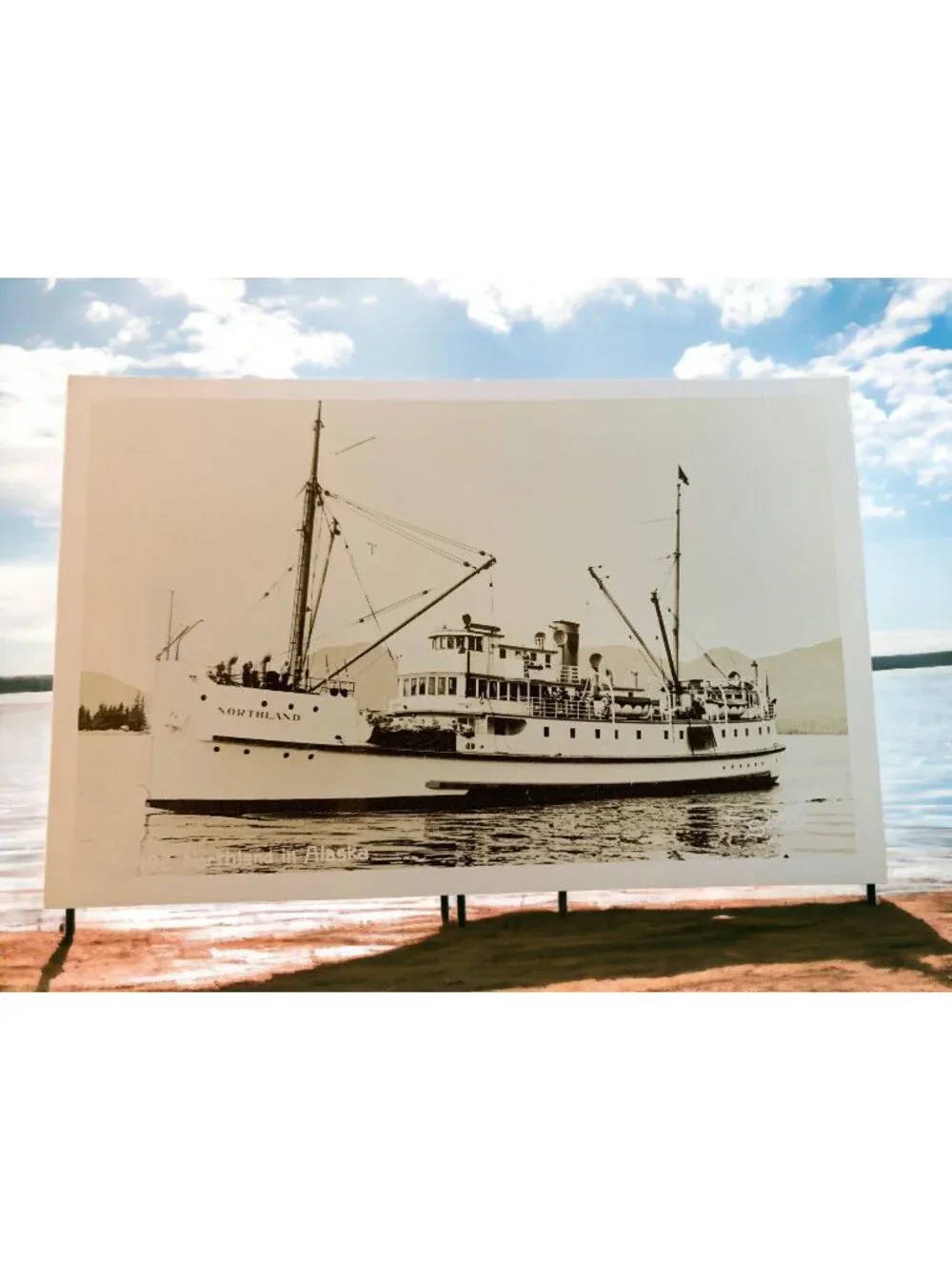 SS Northland Alaska RPPC Steamer Ship Tongass Narrows Photo Postcard